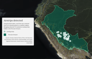 Clandestine Landing Strips in the Peruvian Amazon