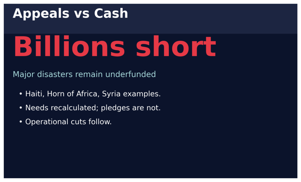Disaster Philanthropy: Tracking whether pledges ever pay out 8 disaster phil info3 appeals