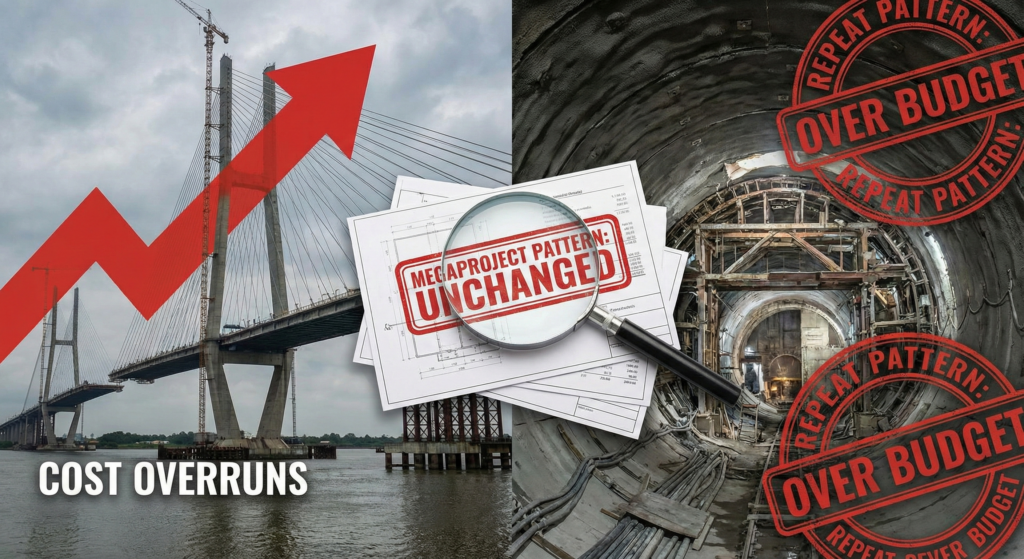 Megaproject Cost Overruns: The patterns that never change 25 megaproject cost overruns