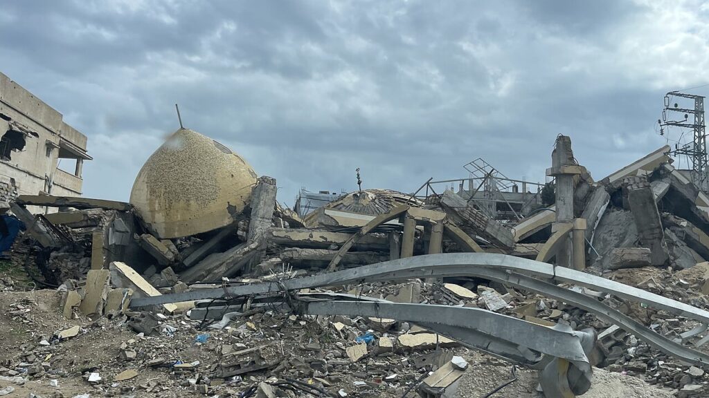 1280px A mosque destroyed in the Jabalia area of the Gaza Strip