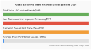 The E-Waste Export Scandal: Dumping in the Global South and the 63 Million Metric Tonnage 3 E-Waste Export Scandal