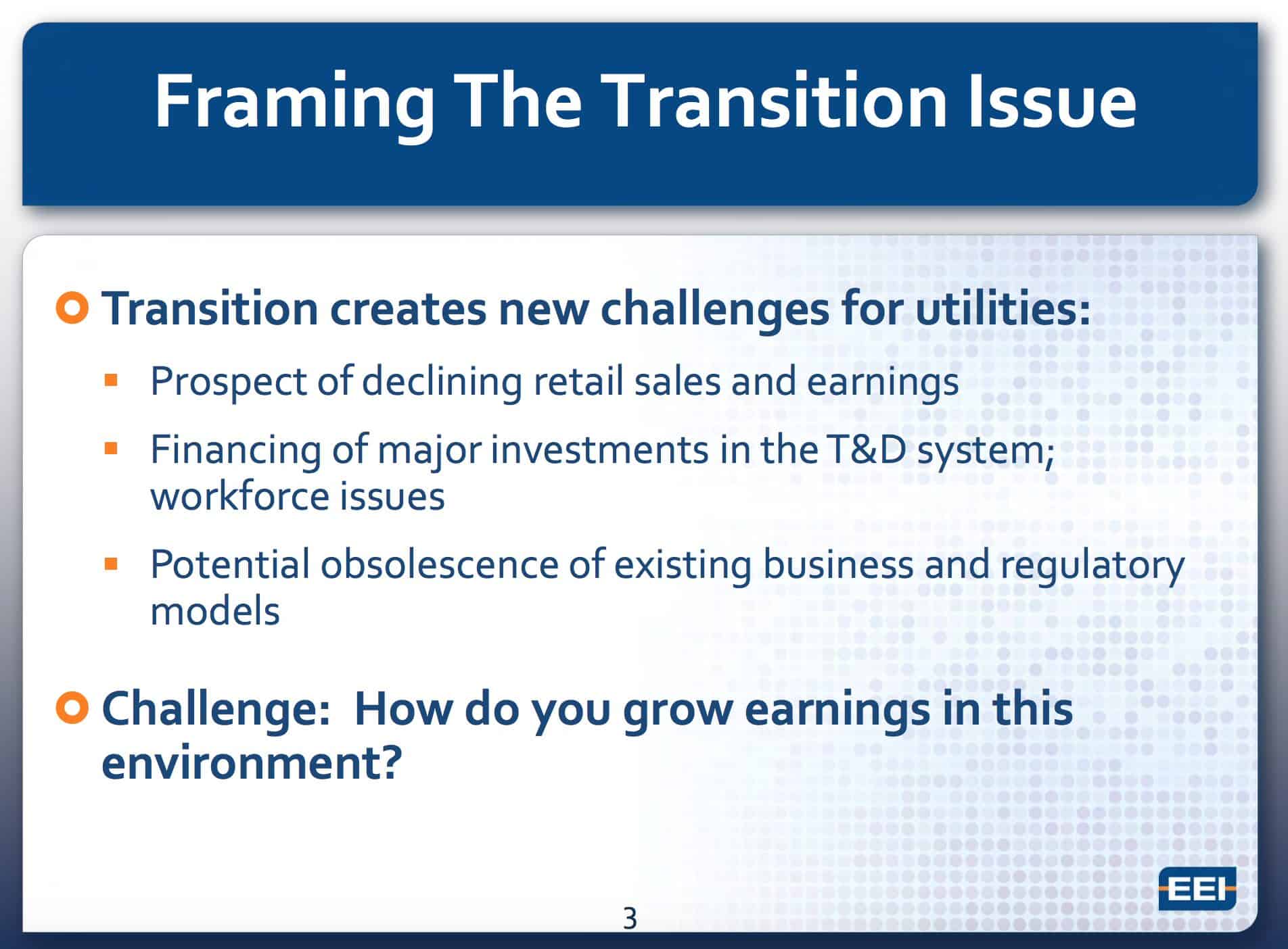 The Genesis: Edison Electric Institute's 2013 'Disruptive Challenges' Manifesto