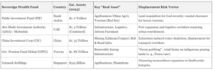 Global Displacement Metrics