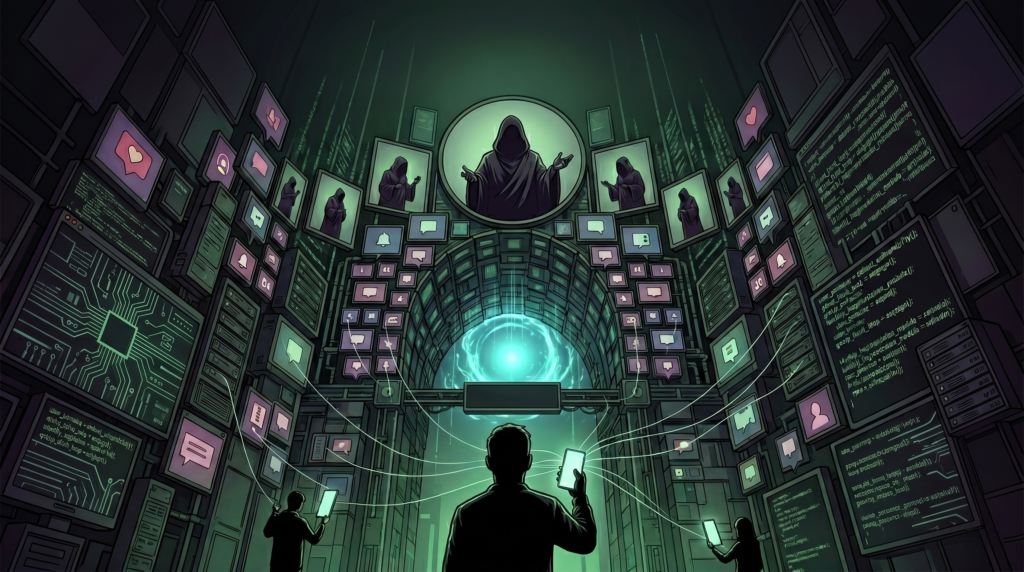 cult indoctrination on social media